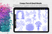 Procreate Gothic Background Stamps, a Brush Add-On by Selentaori Studio (Thumbnail 7 of 13)