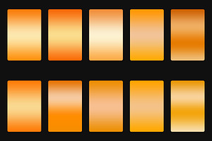 Amber Color Gradients