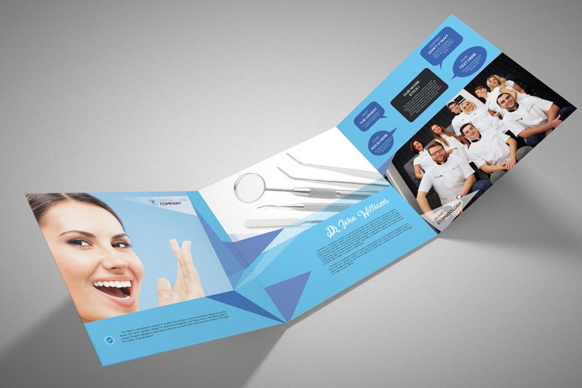 Indesign Square Dental Brochure, a Brochure Template by RudanStudio (Photo 3 of 9)