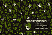 Spooky Garden Collection, a Pattern Graphic by Zim Varezhkin (Thumbnail 1 of 8)