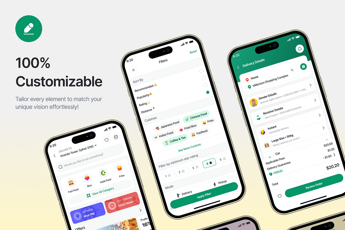 GoHive - Multiservice App UI KIT preview 5
