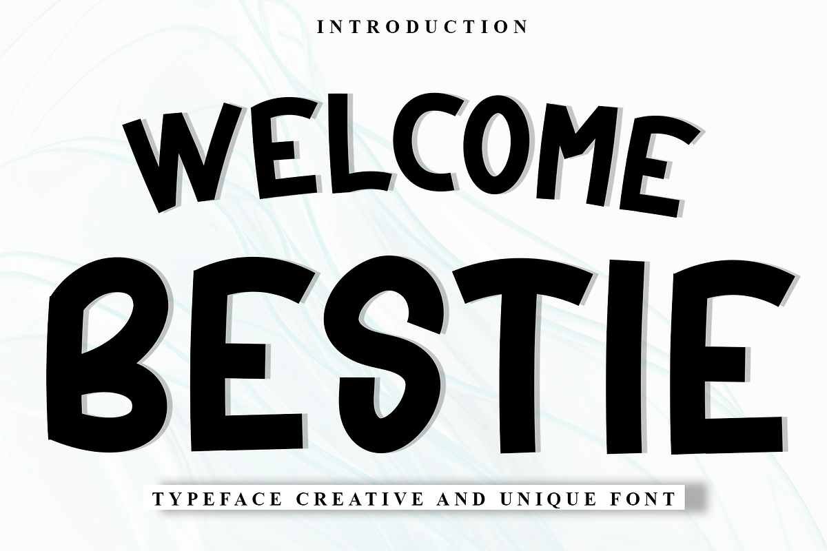 Welcome Bestie, a Script Font by FreshTypeINK (Photo 1 of 8)