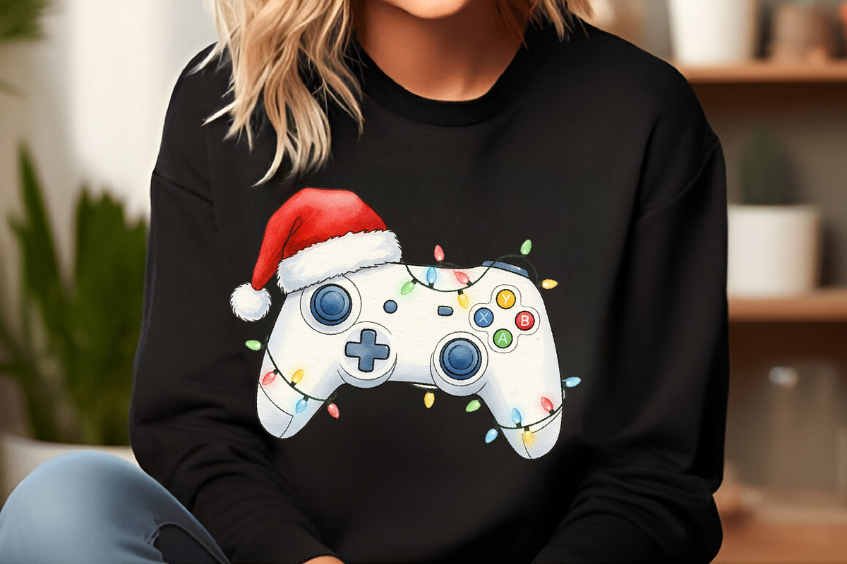 Video Game Controller Christmas PNG, an Illustration by SinaCreation (Photo 2 of 7)