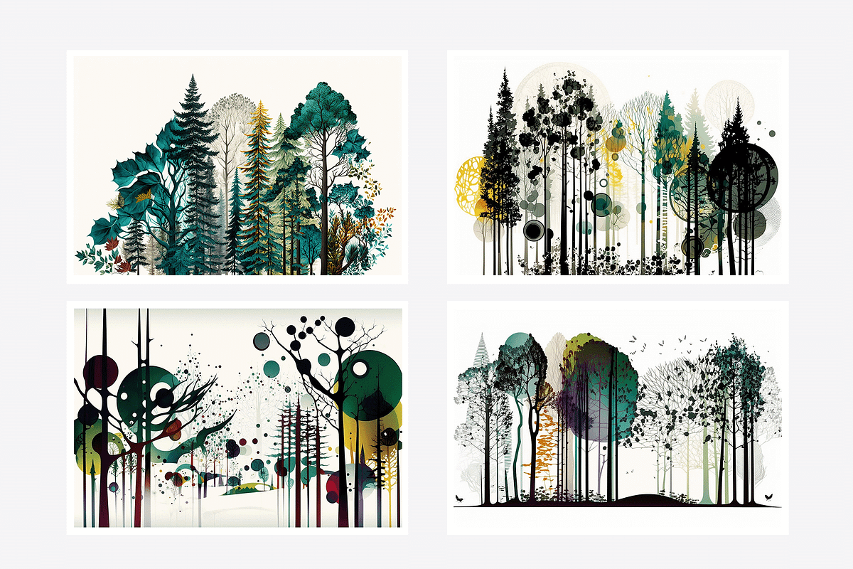 Fore Collection · The Forest, a Decorative Illustration by milatovar (Photo 13 of 14)