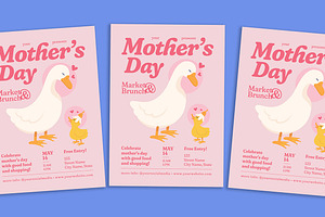 Modern Mother's Day Flyer