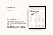 Notion Client Portal For Designer, a Stationery Template by TheCoastlineStudio (Thumbnail 2 of 9)