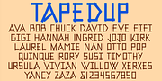 TapedUp, a Font by Ingrimayne Type (Thumbnail 5 of 7)