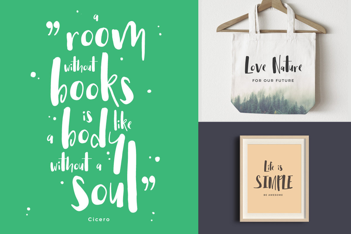 Monofor Typeface preview 3