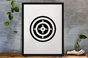 Aim Sniper Silhouette SVG, an Object Illustration by newminddesign (Thumbnail 2 of 3)