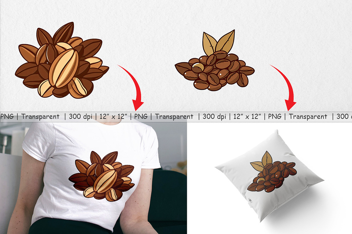 Cocoa Beans Clipart, an Object Graphic by Artnoy (Photo 3 of 5)