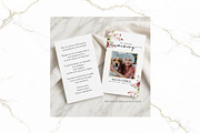 Funeral Prayer Card Canva FR008, a Card Template by TyphoonStudio (Thumbnail 4 of 6)