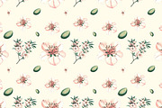 Botanical garden pattern - Almond, a Pattern Graphic by Klipa Illustrations (Thumbnail 6 of 7)