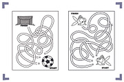 12 MAZES (activity pages), an Education Illustration by Bonfloret Studio (Thumbnail 3 of 7)