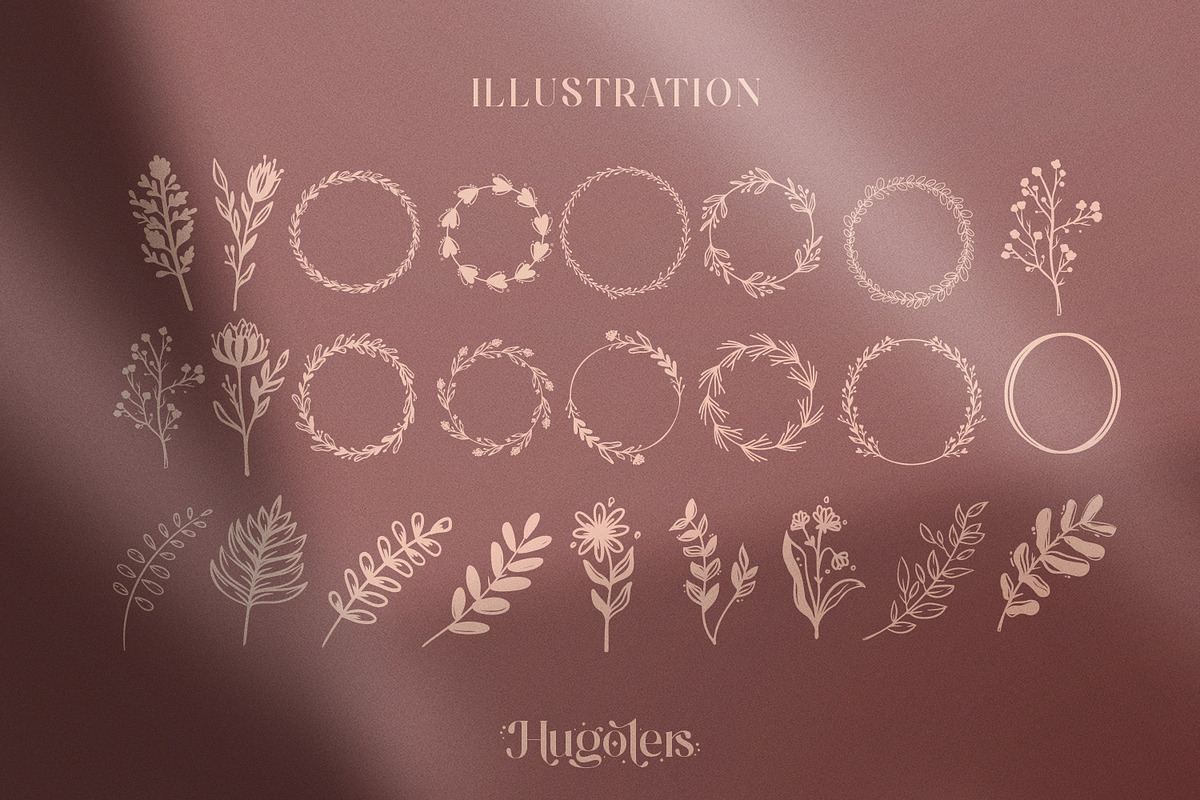 Hugolers Stylish Modern, a Serif Font by Typetemp Studio (Photo 2 of 21)