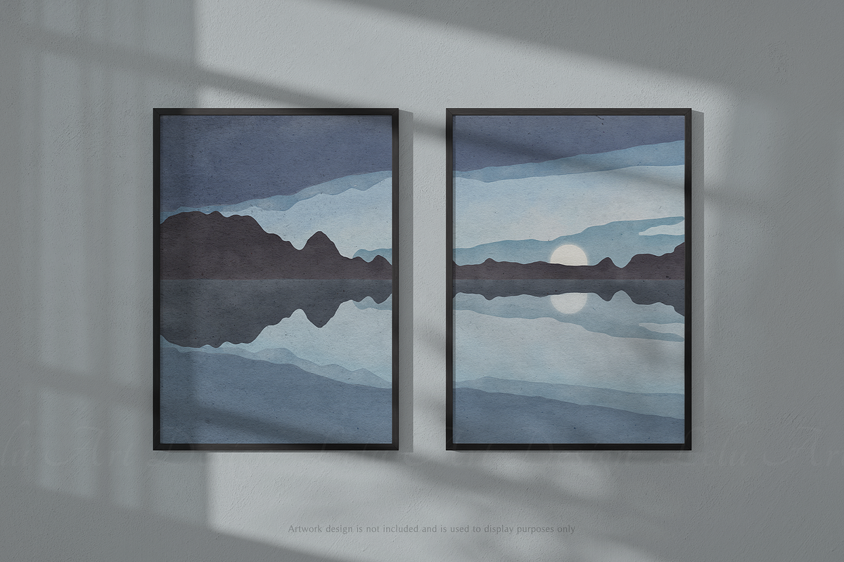 A4 Frame Mockup Bundle, a Household Mockup by Lelu Art Design (Photo 3 of 11)
