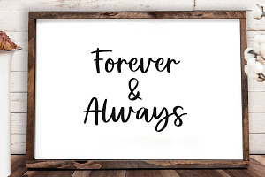 Love Always - Modern Script Font