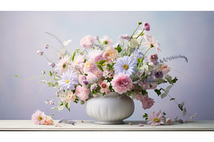 shades soft pastel flowers ai, an Arts & Entertainment Photo by pikepicture