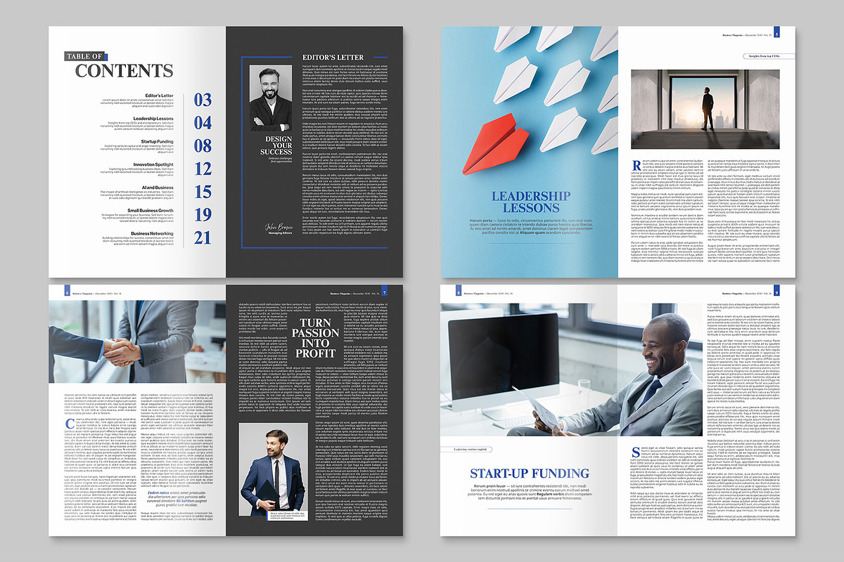 Business Magazine, a Magazine Template by BrandPacks (Photo 3 of 6)