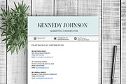 Resume Template Kennedy, a Resume Template by Resume Template Shoppe (Thumbnail 3 of 4)