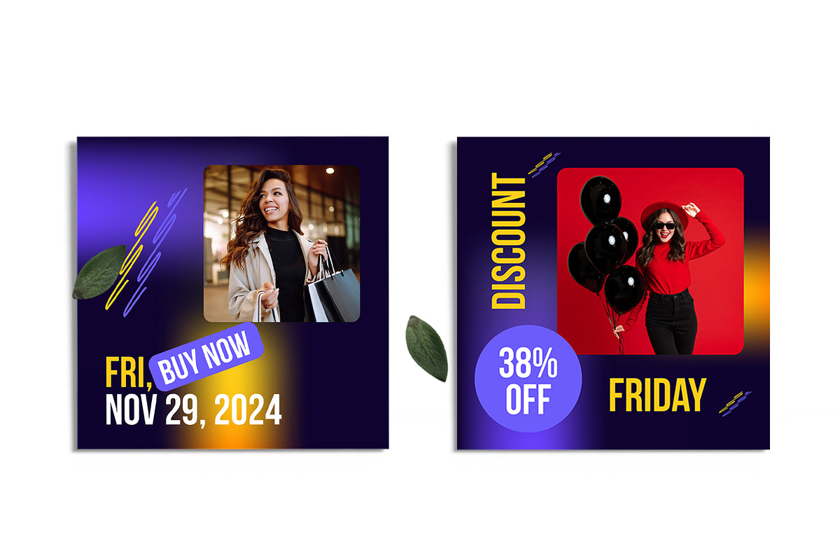 Black Friday Social Media Post, a Social Media Template by ContestDesign (Photo 3 of 4)