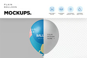 Floating Balloon Mockups, a Product Mockup by megostudi0 (Thumbnail 4 of 6)