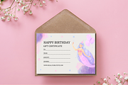 5 Birthday Gift Certificates, a Templates & Theme by TemplateCastleStore (Thumbnail 4 of 9)