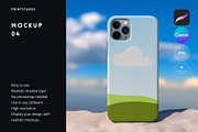 Phone Case Canva Mockup PNG Bundle, an iPhone Mockup by PrintStarXS (Thumbnail 5 of 11)