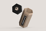 Sleek Hexagonal Packaging Mockup, a Packaging Mockup by Ram Studio LLC (Thumbnail 8 of 16)