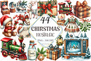 Nostalgic Christmas Clipart, a Graphic by designcity5 (Thumbnail 1 of 5)