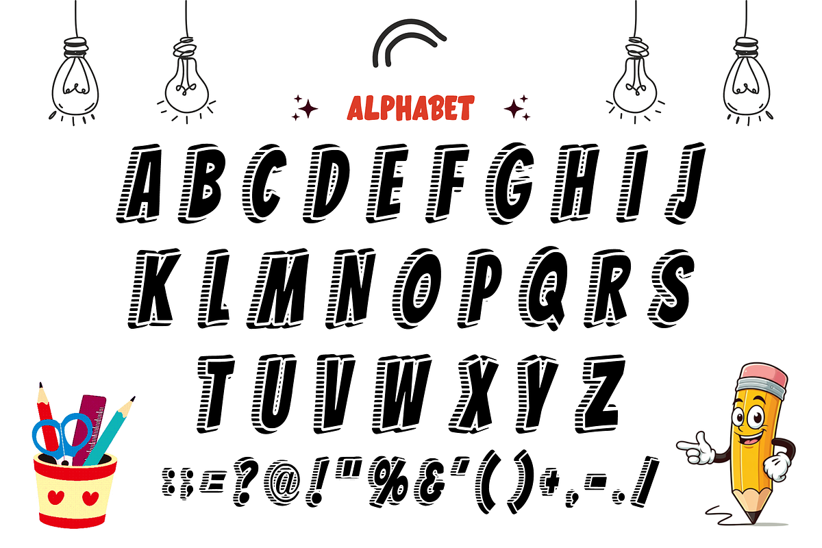 Late Hero - Display Font, a Font by KiddoGlyphs Studio (Photo 4 of 5)
