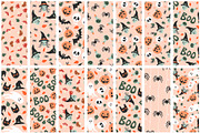 14 Cute Halloween Patterns, a Pattern Graphic by Kokoshka (Thumbnail 2 of 3)