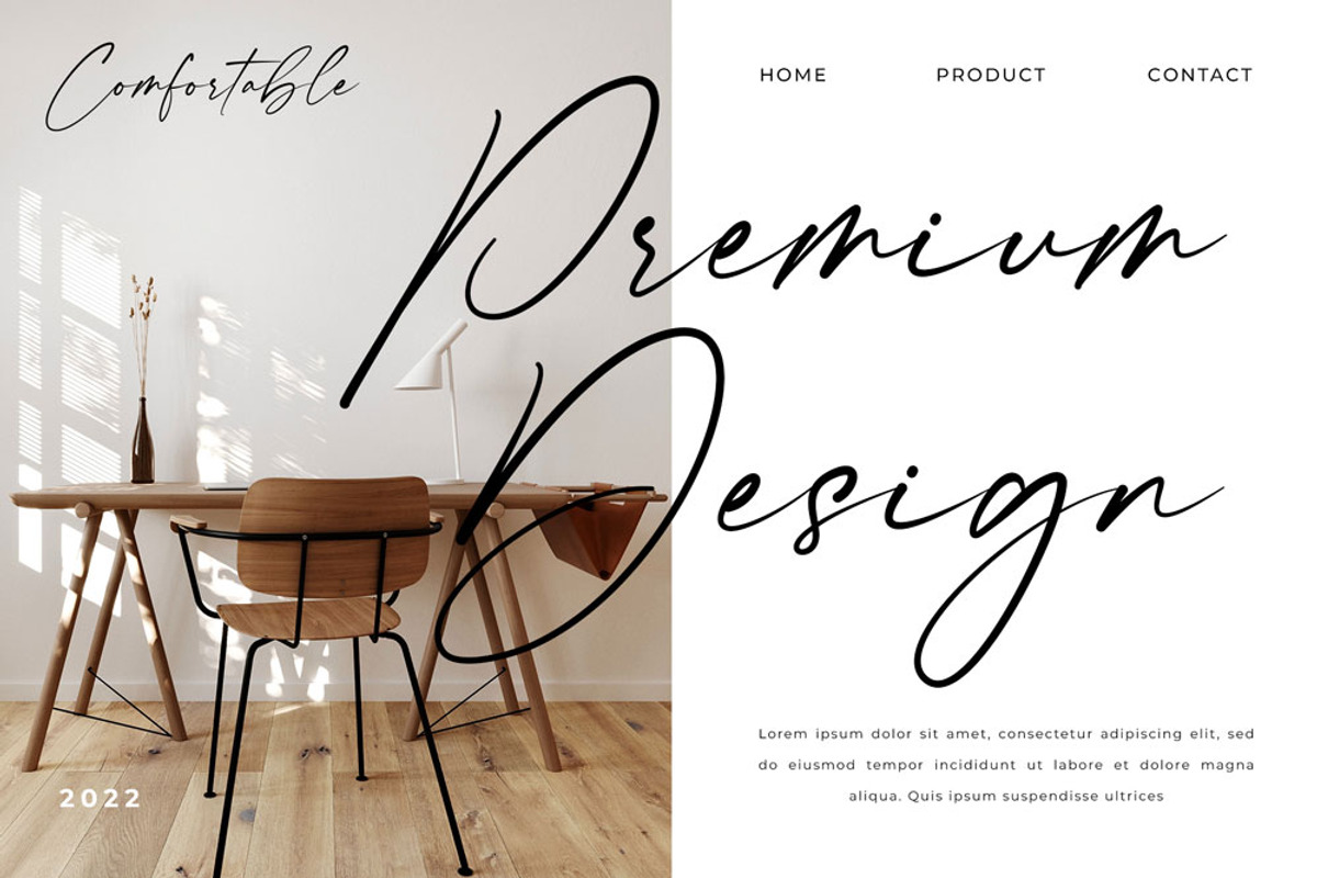 Shamson Signature Font, a Script Font by RantautypeStudio (Photo 7 of 17)