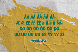 Painter Dude - Display Brush Font