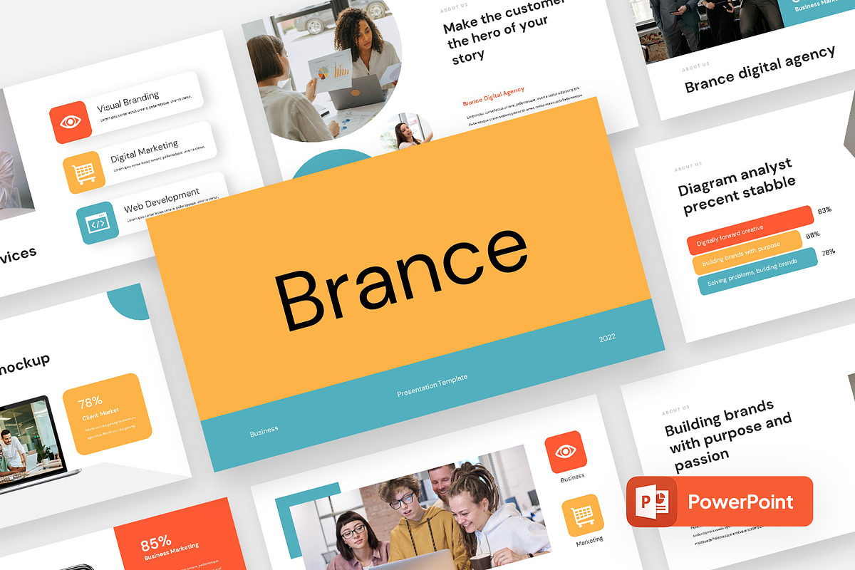 BRANCE - Powerpoint Template, a Presentation Template by rgbryand
