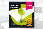 Instagram Posts Furniture Template, a Social Media Template by rogeriomarcos (Thumbnail 5 of 7)
