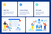 50 Business Flat Illustrations, a Finance Illustration by Brickclay (Thumbnail 2 of 10)