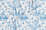 Easter Toile Seamless Patterns, a Pattern Graphic by Olya Creative (Thumbnail 8 of 14)