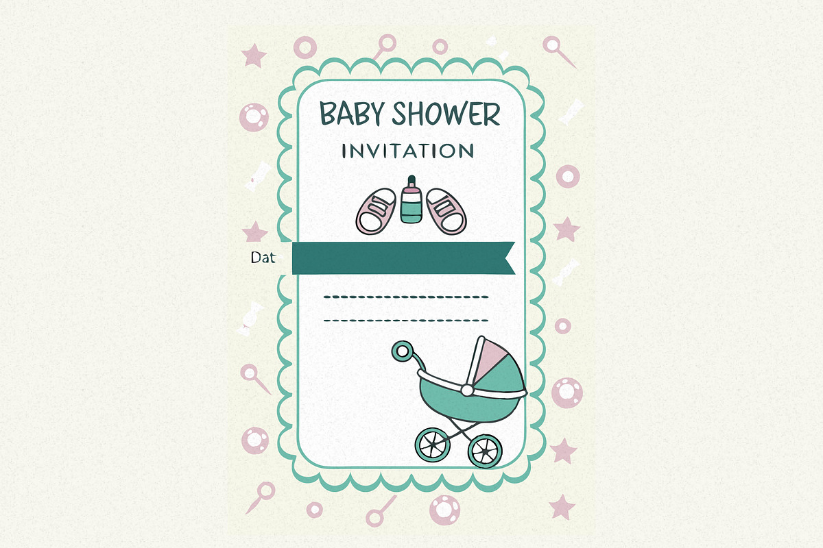 Baby Shower Clipart Bundle, an Illustration by Helospace (Photo 5 of 10)