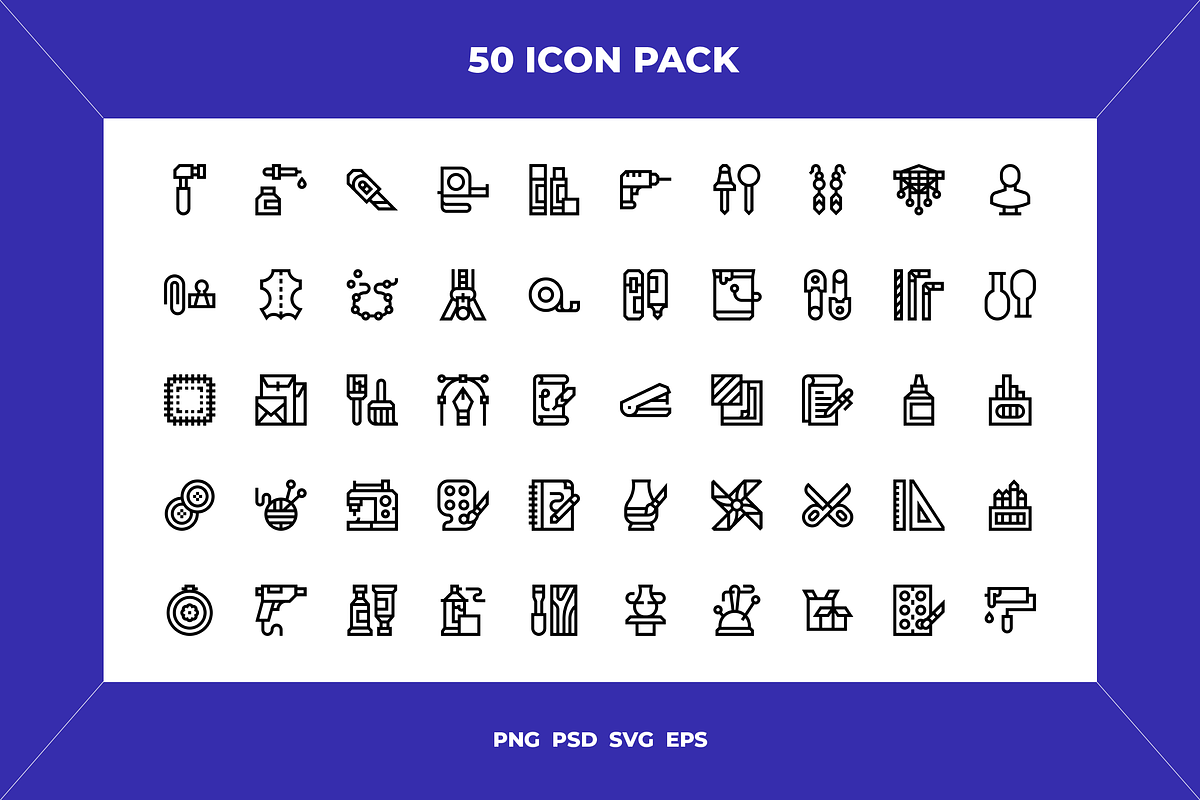 Art and craft supplies icons, an Icon by Wencory (Photo 1 of 2)