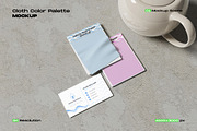 Cloth Color Palette Mockup, an Advertising Mockup by My Code Std (Thumbnail 1 of 3)