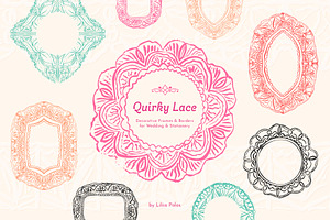 Quirky Lace — Frames & Borders