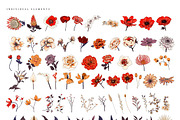 Ultimate Flower & Leaf Collection, an Object Graphic by Pretty Little Lines (Thumbnail 9 of 47)