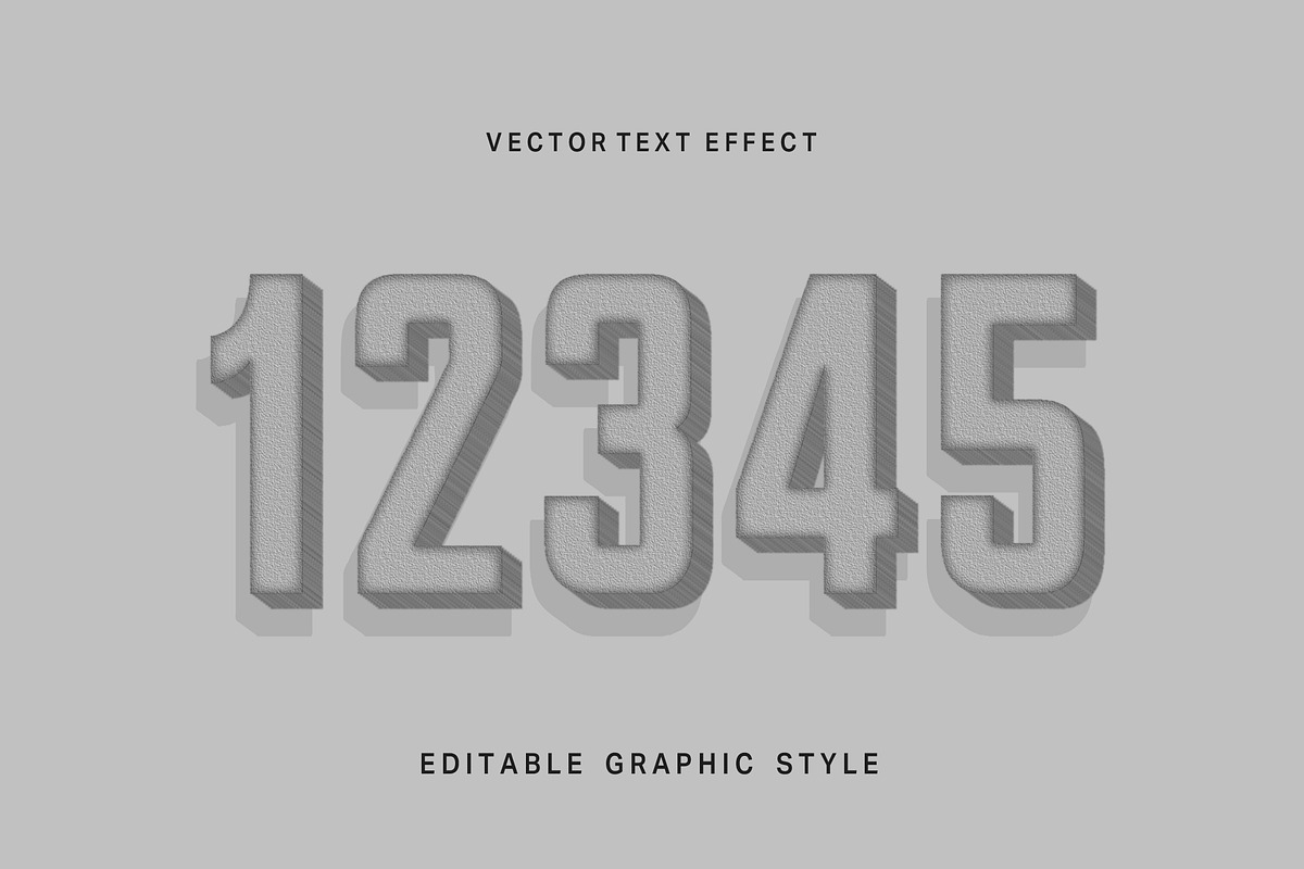 Embossed Concrete Bold Text Effect preview 2