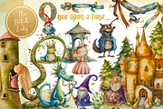 Once Upon A Time Fairytale Clipart, a Person Illustration by The Dutch Lady Designs (Thumbnail 1 of 8)