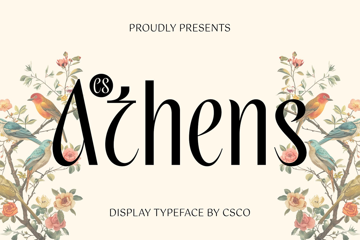CS Athens – Elegant Font, a Sans Serif Font by Craft Supply Co. (Photo 1 of 8)