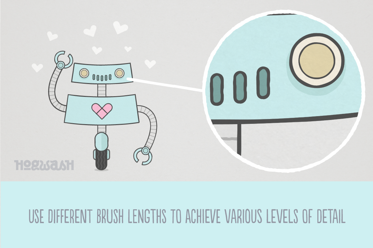 Hand-Drawn Illustrator Brush Set, a Brush Add-On by Hogwash Studio (Photo 4 of 5)