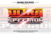 Ultra spectrum editable text effect, a Layer Style Add-On by nicemorning (Thumbnail 1 of 3)