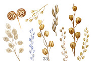 Bouquet of memories. Watercolor, an Object Graphic by Watercolor Clipart (Thumbnail 5 of 6)