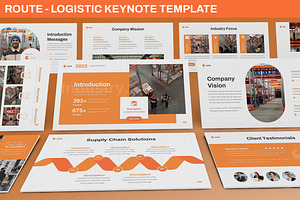 Route - Logistic Keynote Template