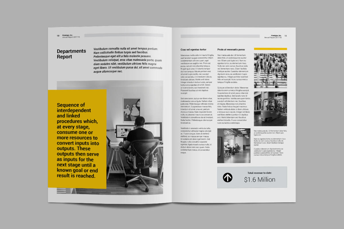 Kreatype Annual Report, a Brochure Template by Kreatype Studio (Photo 7 of 14)